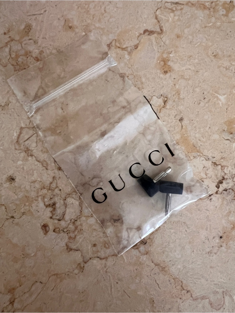 GUCCI Replacement Heel Tips Taps Black – New in Original Bag
